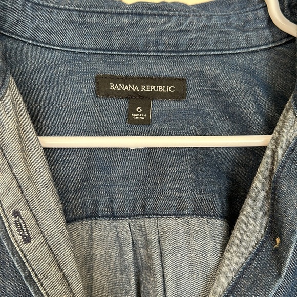 Banana Republic Denim Dress Size 6 - Picture 2 of 3